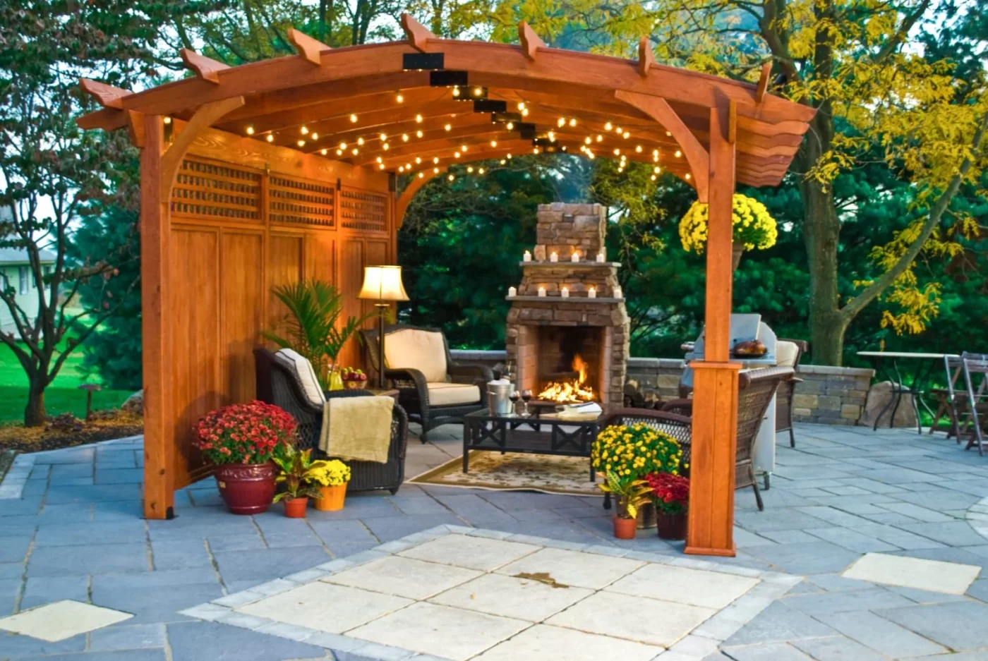 12x17 pergola with curved roof for sale in mt, wy, ut
