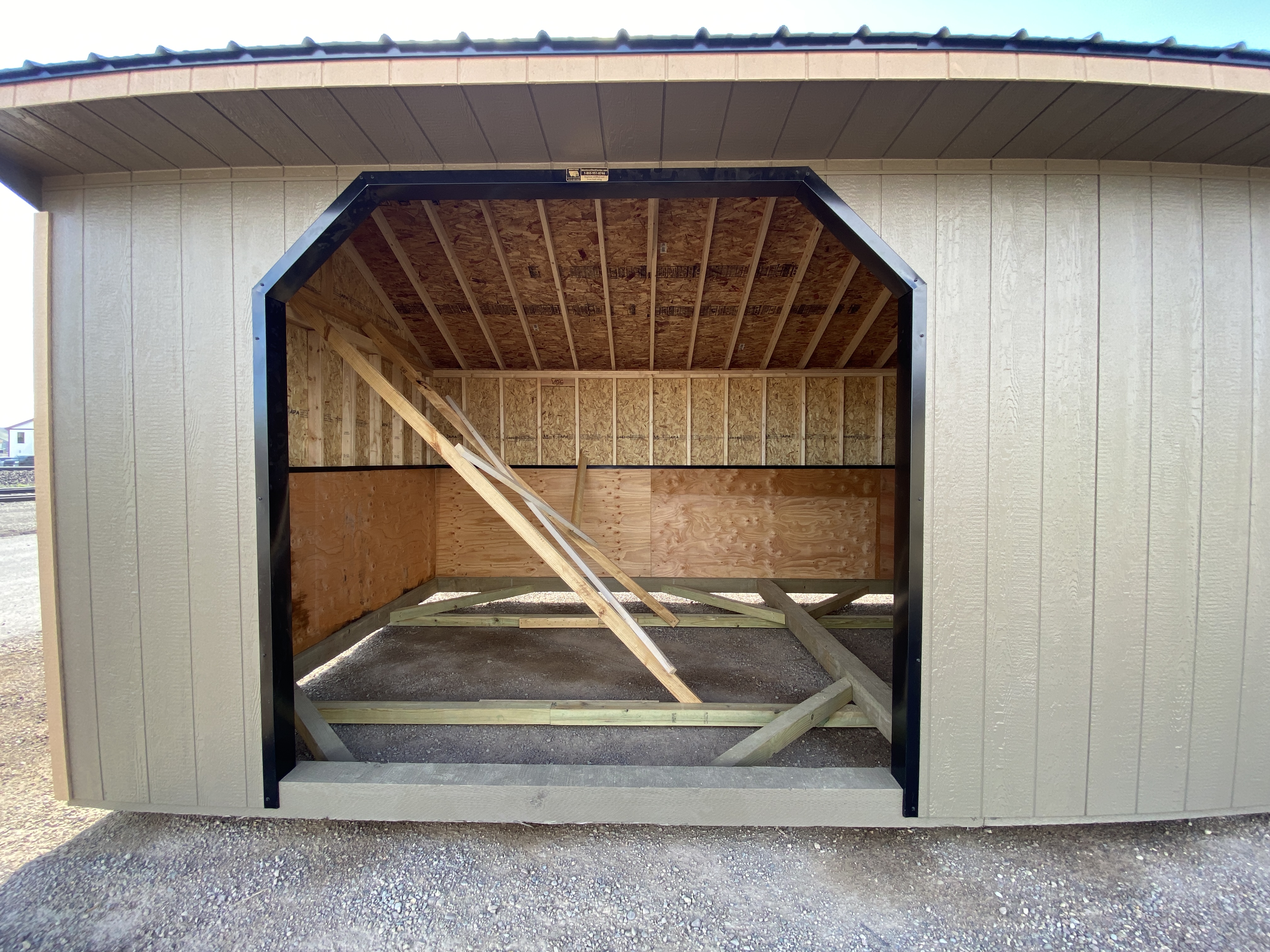 A-Frame Garage Storage Shed for sale in Montana