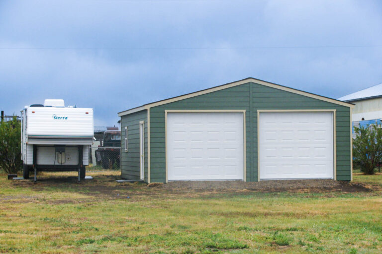 Double-Wide garage shed for sale in Montana