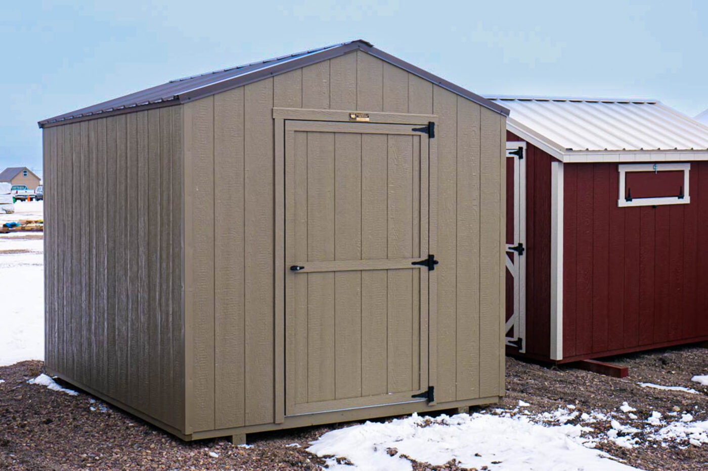 single slope storage shed 2
