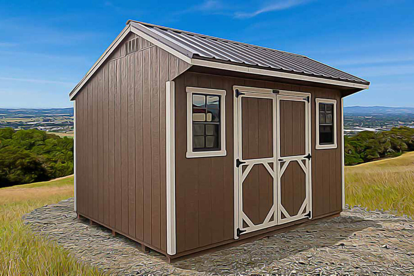 The quaker Storage Shed for sale in Montana